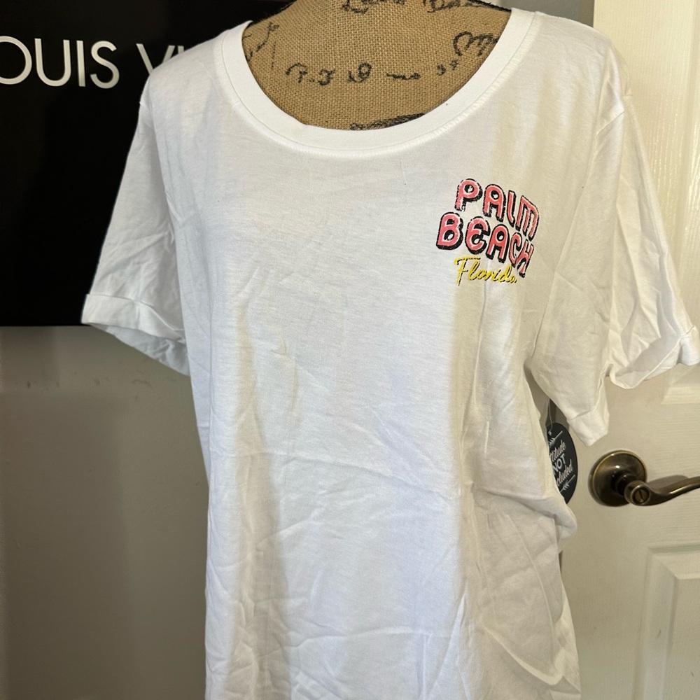 🆕Attitude Not Included Palm Beach Florida T-Shirt - Picture 4 of 15